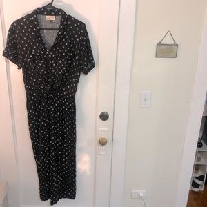 Short-Sleeved Jumpsuit